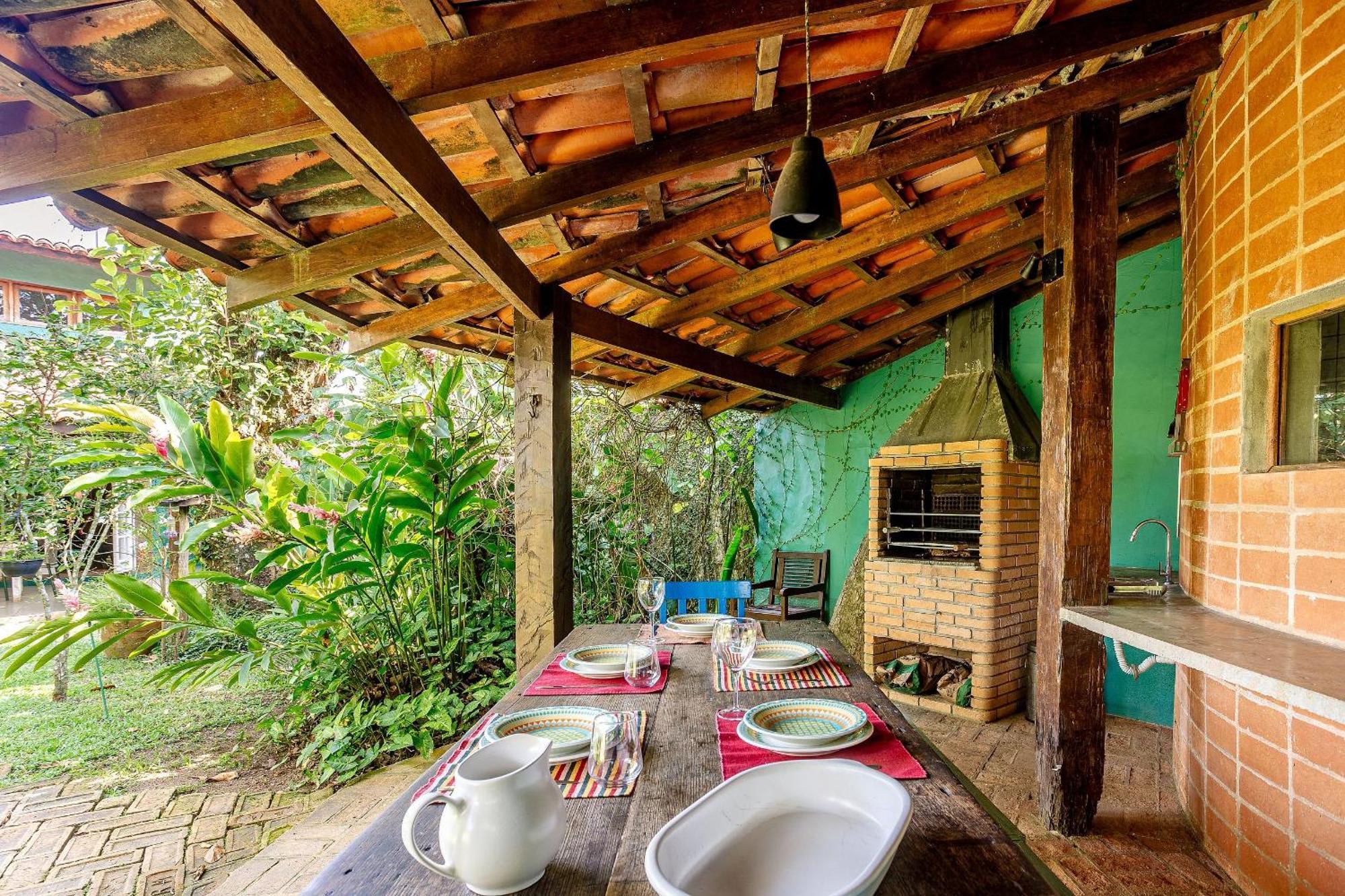 Casa Dos Passaros Na Areia A 20M Da Praia Da Baleia Com 3 Suites E 1 Dorm, Com Ar Condicionado, Wifi, Smart Tv, Cozinha Completa E Churrasqueira Sao Sebastiao  Exterior photo