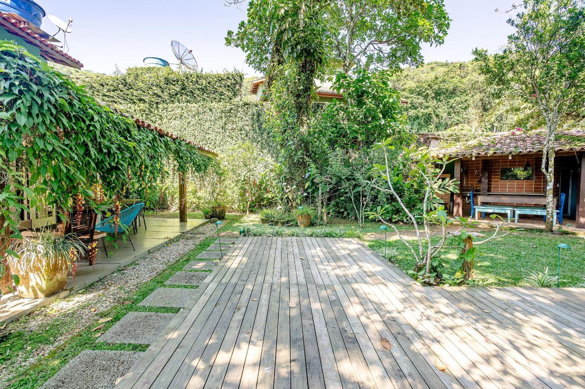 Casa Dos Passaros Na Areia A 20M Da Praia Da Baleia Com 3 Suites E 1 Dorm, Com Ar Condicionado, Wifi, Smart Tv, Cozinha Completa E Churrasqueira Sao Sebastiao  Exterior photo
