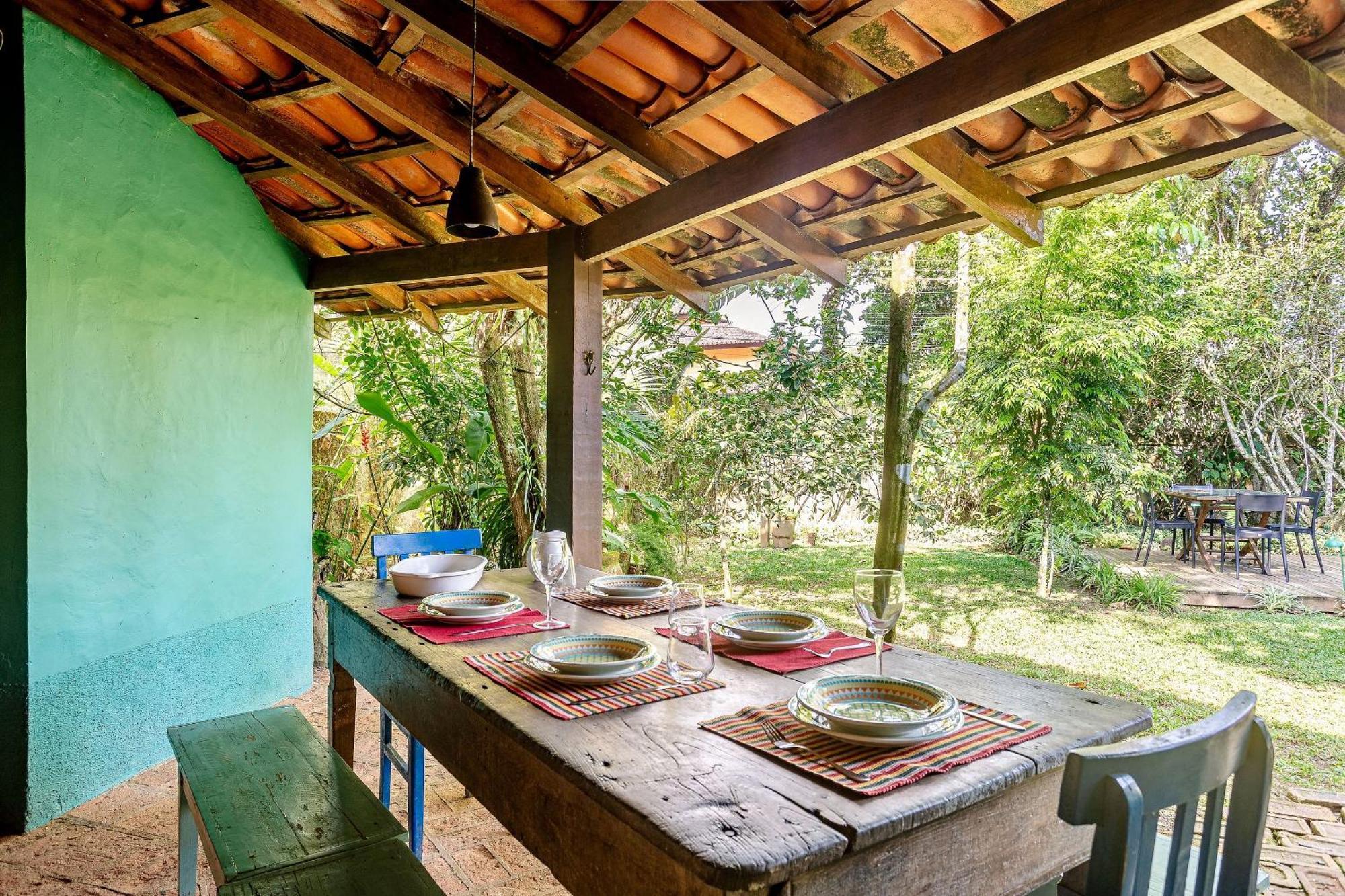 Casa Dos Passaros Na Areia A 20M Da Praia Da Baleia Com 3 Suites E 1 Dorm, Com Ar Condicionado, Wifi, Smart Tv, Cozinha Completa E Churrasqueira Sao Sebastiao  Exterior photo