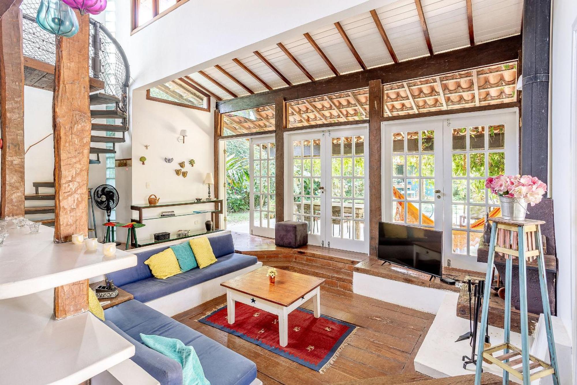 Casa Dos Passaros Na Areia A 20M Da Praia Da Baleia Com 3 Suites E 1 Dorm, Com Ar Condicionado, Wifi, Smart Tv, Cozinha Completa E Churrasqueira Sao Sebastiao  Exterior photo